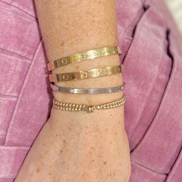 Gold Filled Beaded Wire Wrap Bracelet - Picture 4 of 4